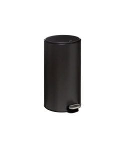 Dustbin Metal 30L Black Delta Five