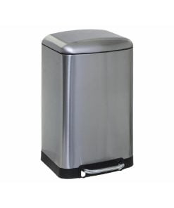30L Metal Dustbin Ariane Steel Five