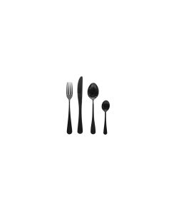 16P Set Black Cutlery Shadow Secret_De_Gourmet