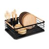 1Tier Black Dish Drain Natureo Five