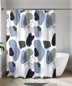 Peva Shower Curtain 180X180 Cm - Flowers