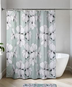 Shower Curtain Eva Pe 180X180 Cm - Green Ecrin
