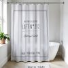 Polyester Shower Curtain 180X200 Cm White - White Neo Retro
