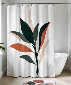 Polyester Shower Curtain 180X200 Cm - Bucolique