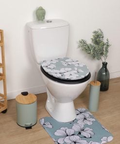 Mdf Toilet Seat 18 Inches Stainless Steel Hinges- Green Ecrin