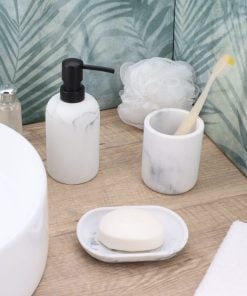 Polyresin Soap Dispenser 300 Ml - Marble