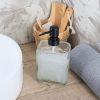 Round Glass Soap Dispenser 570 Ml - Transparent