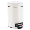 Metal Wastebin With Soft Close 3L - Matte White