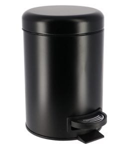 Metal Wastebin Soft Close 3L - Matte Black
