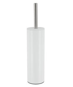 Stainless Steel Toilet Brush - White