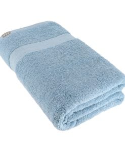 Toilet Towel 90X150 Cm 100% Cotton - Clear Blue
