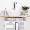 Toilet Bath 90X150Cm 100% Coton- Clear Grey