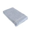 Toilet Towel 70X130 Cm 100% Cotton With Ruffles - Clear Blue