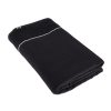 Bath Towel 90X150 Cm 100% Cotton Waffle Finish - Black