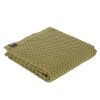 Towel 50 X 90 Cm 100% Cotton Checkered Style - Olive Green