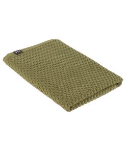 Toilet Towel 70X130 Cm 100% Cotton Checkered Style - Olive Green