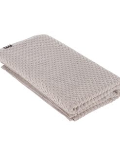 Toilet Bath 90X150Cm 100% Cotton Checkered Style - Grege