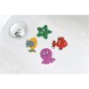 Set Of 4 Mini Pvc Shower Mats Octopus/Red Fish/Yellow Fish/Starfish - Childish