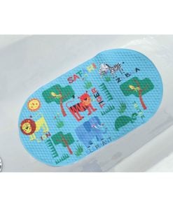 Pvc/Polyester Prnted Bath Mat Safari 69X39 Cm - Childish