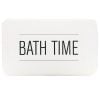 Printed Microfiber Mat 45X75 Cm - White Neo Retro