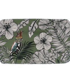Printed Microfiber Mat 45X75 Cm - Khaki Jungle Fever