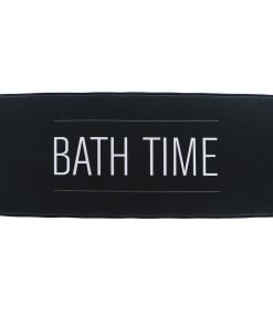 Printed Microfiber Mat 45X120 Cm - Neo Retro Noir
