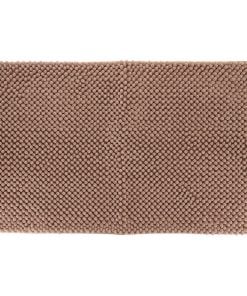 Microfiber Bathroom Mat With Balls 50X80 Cm - Cappuccino