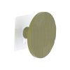Engraved Bamboo/Wood Hook D 8Cm - Olive Green