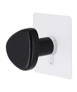 Wooden Patere Hook Small Model - Black