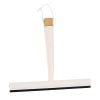 Pp/Tpr/ Bamboo Shower Wiper To Hang - Matt White