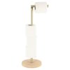 Toilet Roll Holder Polyresin Metal Dore - Travertin Effect Toilet Roll Holder Polyresin Metal Dore - Travertin Effect