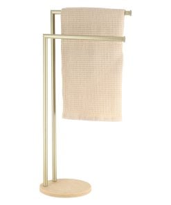 Metal/Polyresin Towel Holder With 2 Bars
