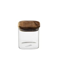 Jar Squa Glass+Aca 1,6L Hermet Five