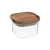 Jar Squa Glass+Aca 0,4L Hermet Five
