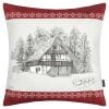 Coussin Taran Rouge 50X50 Cm