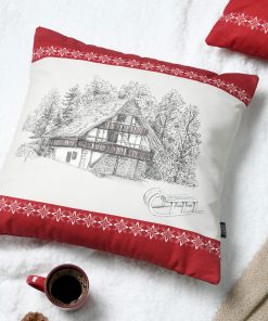 Coussin Taran Rouge 50X50 Cm