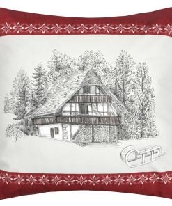 Coussin Taran Rouge 50X50 Cm