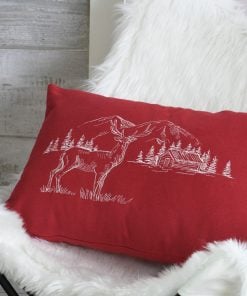 Coussin Planay Rouge 40X60