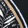 Coussin Ziana Noir 30X50