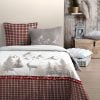Parure Housse De Couette Chamousset Rouge 240X220