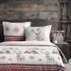 Parure Housse De Couette Bauges Rouge 240X220