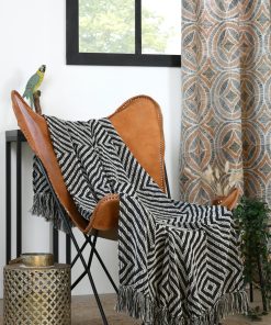 Plaid Tucano Noir 125X150