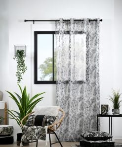 Voilage Ziana Noir 140X260