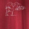Rideau Planay Rouge 135X260