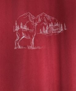 Rideau Planay Rouge 135X260