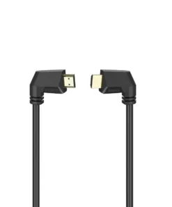 Hama High Speed ​​HDMI Cable, 90° Plug, 1.5m