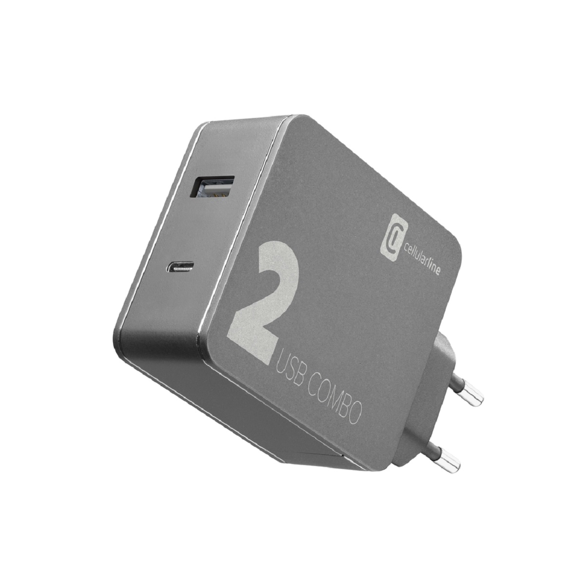 ACHITUSB2PD42K Cellularline Charger 2 Ports 42W