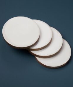 Madras Round Coasters Set Of 4