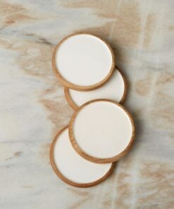 Madras Round Coasters Set Of 4