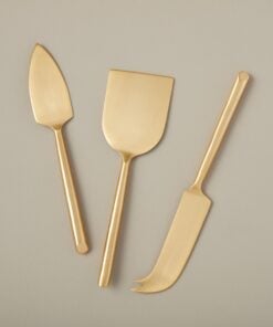Matte Gold Cheese Set Gift Box